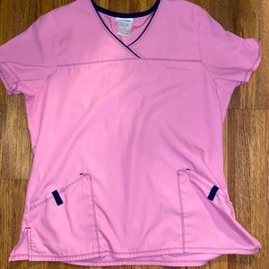 Pink Scrubstar Scrub Top